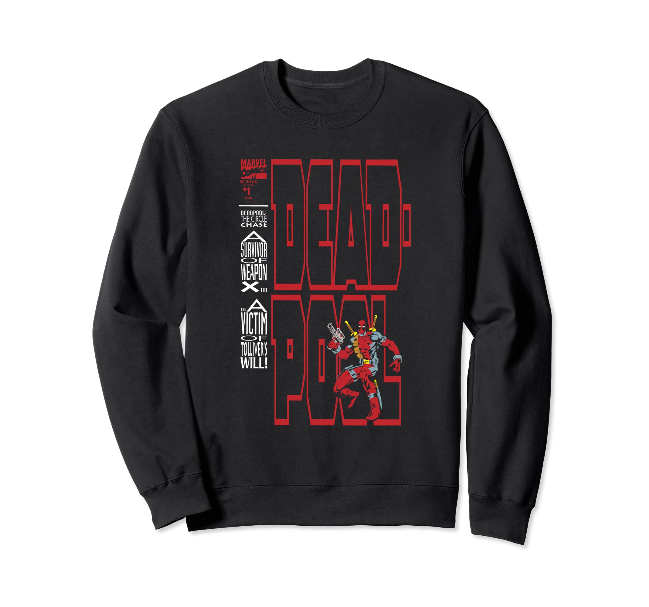 

Marvel Deadpool Otaku Thirty Retro Comic Cover Sweatshirt