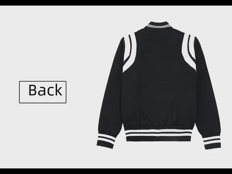 Men's Trendy Japanese-Style Baseball Jacket - Spring/Autumn, Color-Block Design, High-End Casual Sportswear