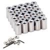60pcs Brooch Caps and Wrench Locking Pin Back Locking Pin Locking Buckle Locking Pin Back Protector(9mmx5.5mm Silver)