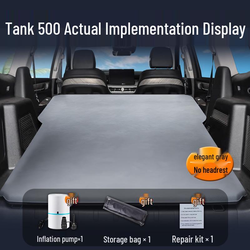 Автомобильный надувной матрас Tank 500 Hi4T: Надувной матрас для заднего сиденья и багажника Tank 500 Model 24-25
