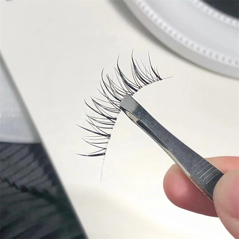 Eye Lashes 5 Pairs Winged Wispy Natural False Eyelashes Makeup Fox Eye Faux Mink Eyelashes