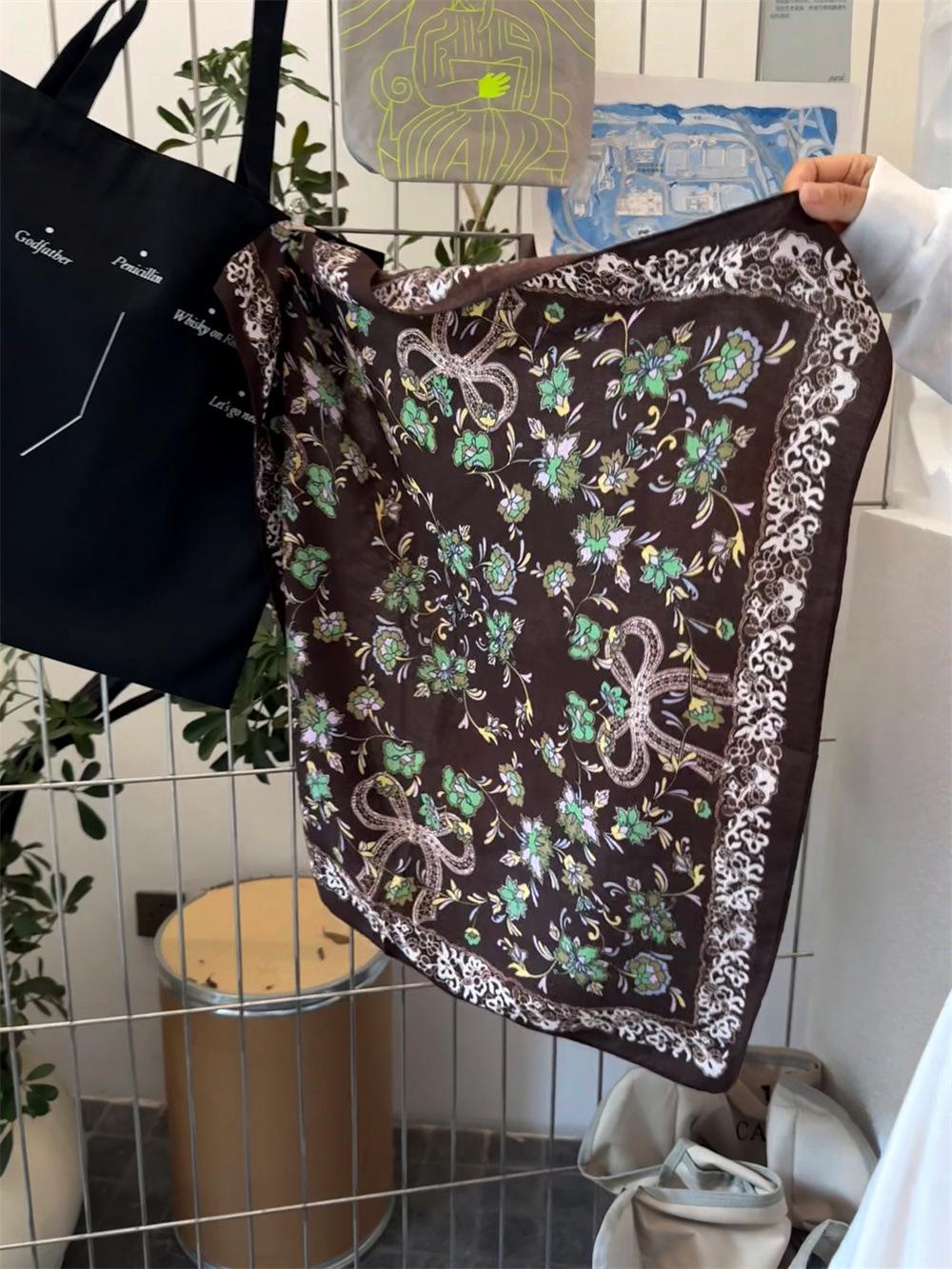 Элегантный французский шелковый шарф - Подчеркните свой наряд