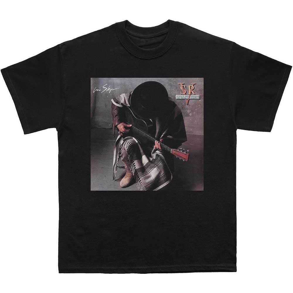 Stevie Ray Vaughan Unisex T-Shirt: In Step Album (Large) L