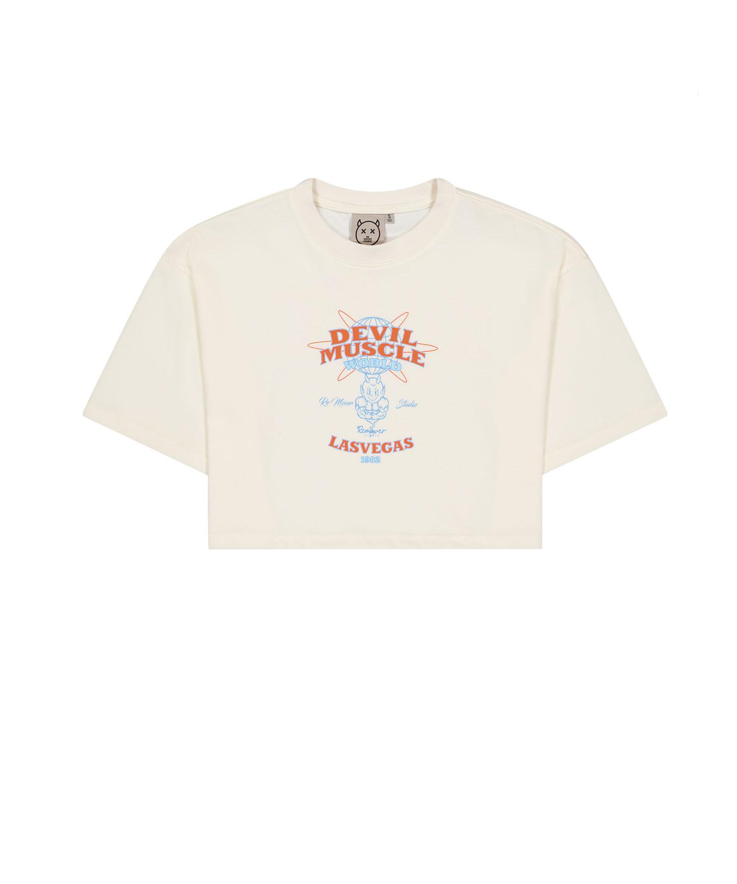 Remover Studio Woman Devil 1982 Classic Muscle T-Shirt [Ivory] Free
