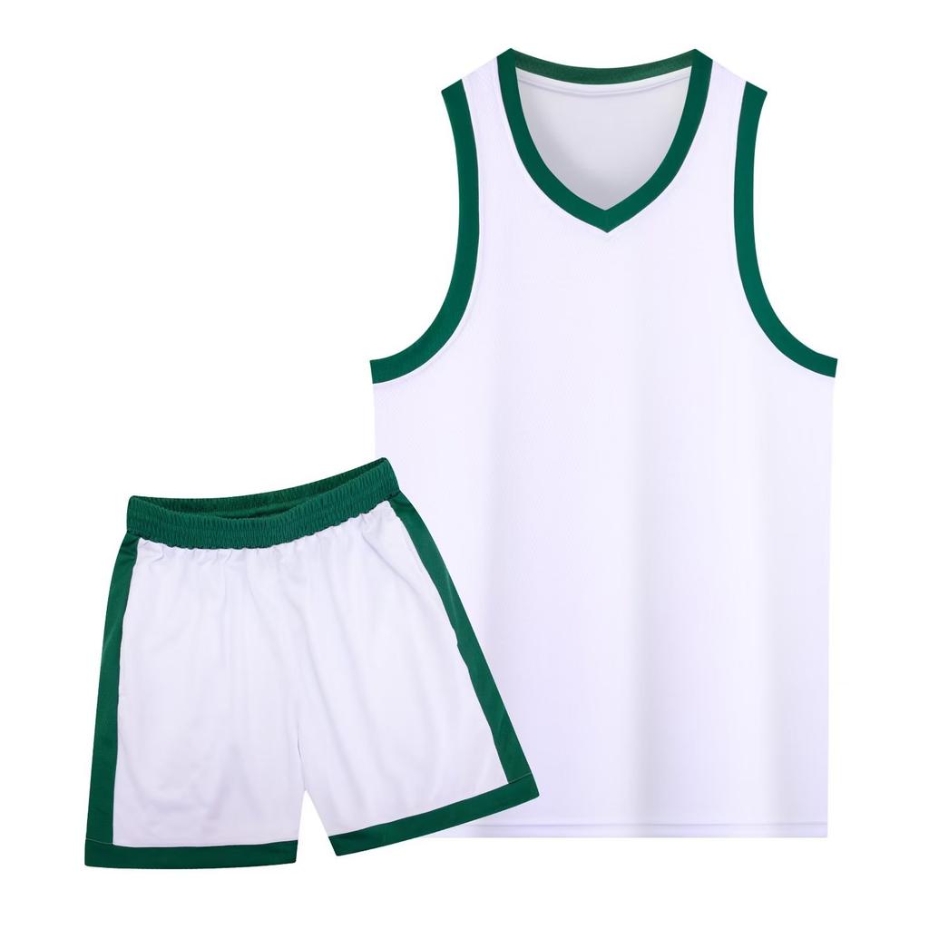 Student adult basketball jersey set men's and women's sports vest blue ball jersey narrow shoulder American game training jersey wholesale