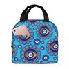 Evil Eye Ethnic Mystic Greek Amulet Turkish Insulated Lunch Bag for Women Kids Portable Food Boxes Thermal Lunch Box Tote