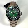 Citizen Eco-Drive 200M Green Dial Stainless Steel Men’s Watch BN0269-50W