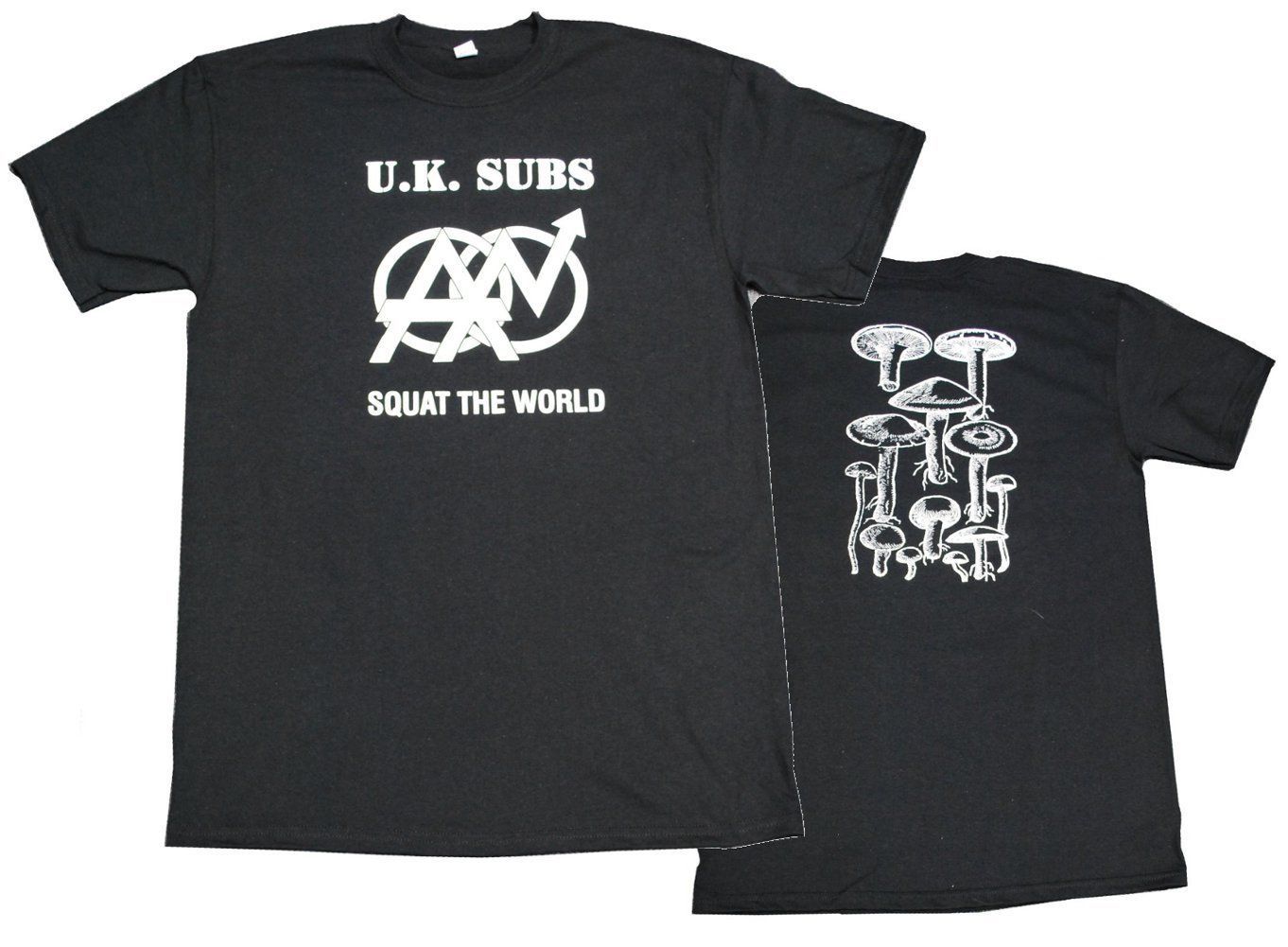 UK Subs Squat The World Double Sided T-Shirt L