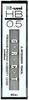 Mitsubishi Pencil Mechanical Leads HB 10pcs HU05300HB Hi-Uni 0.5