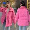 2025 new padded clothes Korean version thickened women's loose padded jacket with a sense of design large lapel padded jacket is versatile Korean