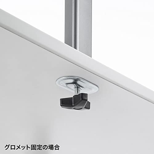 Sanwa Supply Horizontal LCD Monitor Arm CR-LA2002 Gray