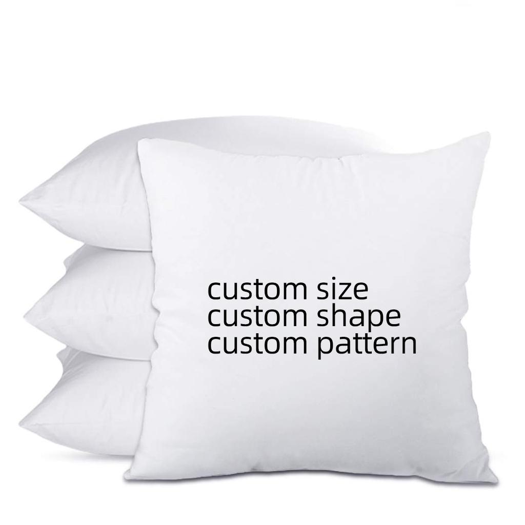Hypoallergenic Throw Pillow Decorative Insert Square 100% Polyester Inches Bed and Couch Pillows Indoor Decorative Pillows