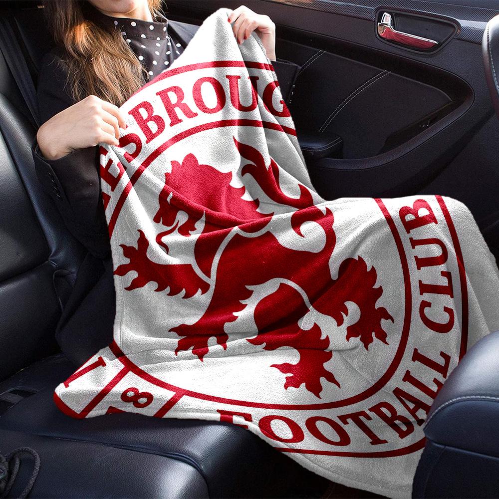 Middlesbrough Blanket, High quality Comfortable for All Seasons, Home Decor, Warmth and Comfort