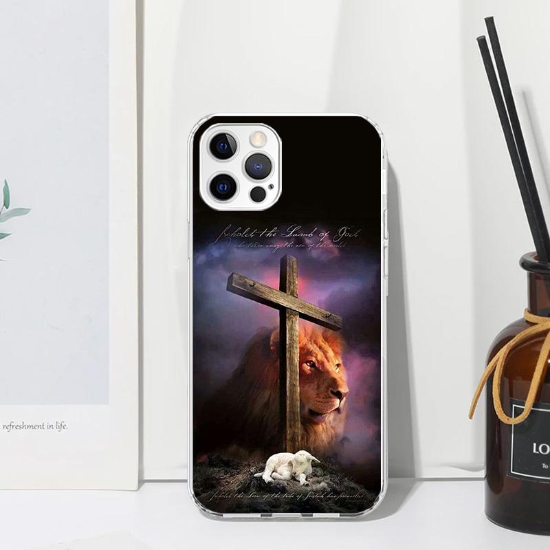 Lion Alpha Male Cub King Phone Case For Iphone 17 Air 16 15 Plus 16E 14 Pro Max 13 Mini 12 11 7 8 SE Fundas Soft Back Cover 17 A