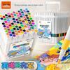 Acrylic Square Barrel Marker Pen Set for Kids - Opaque Watercolor Pens