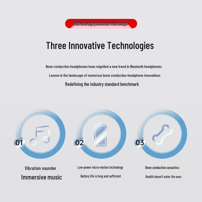 Lenovo X5 Bone Conduction Sports Headphones