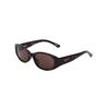Logo Decorated Round Sunglasses Women Sunglasses Tortoise BB0369SK002