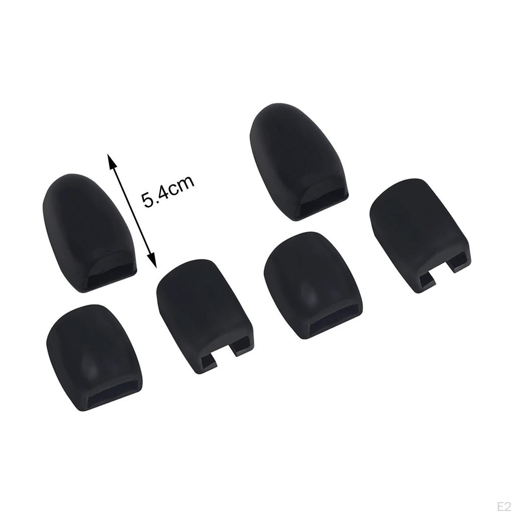 6 Pack Saxophone Palm Key Cushions And Mouthpiece Cover for Performance