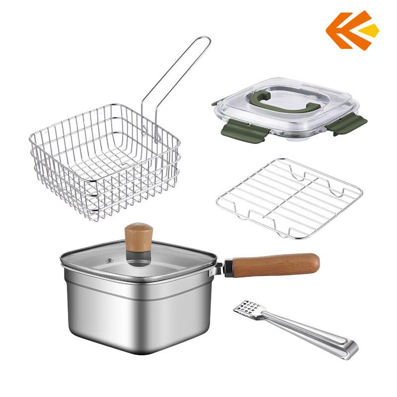 Mr. Jian Stainless Steel Multi-function Deep Fryer & Food Container