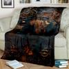 2025 New Style Retro Marine Nautical Chart Compass 3D Blanket,Soft Throw Blanket for Home Bedroom Bed Sofa Travel Office Cover