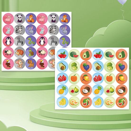 Kinder Memory Reversi Schachspiel 2 Spieler Tier Obst Flipping Schach Matching Spiel