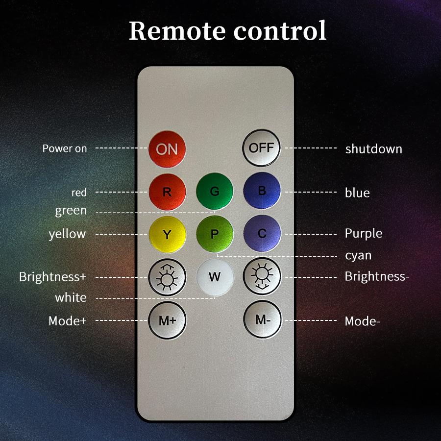 Colorful Sunset Light USB 5V Projection Light with Remote Control Party Decoration Light Bedroom Living Room Wall Photography