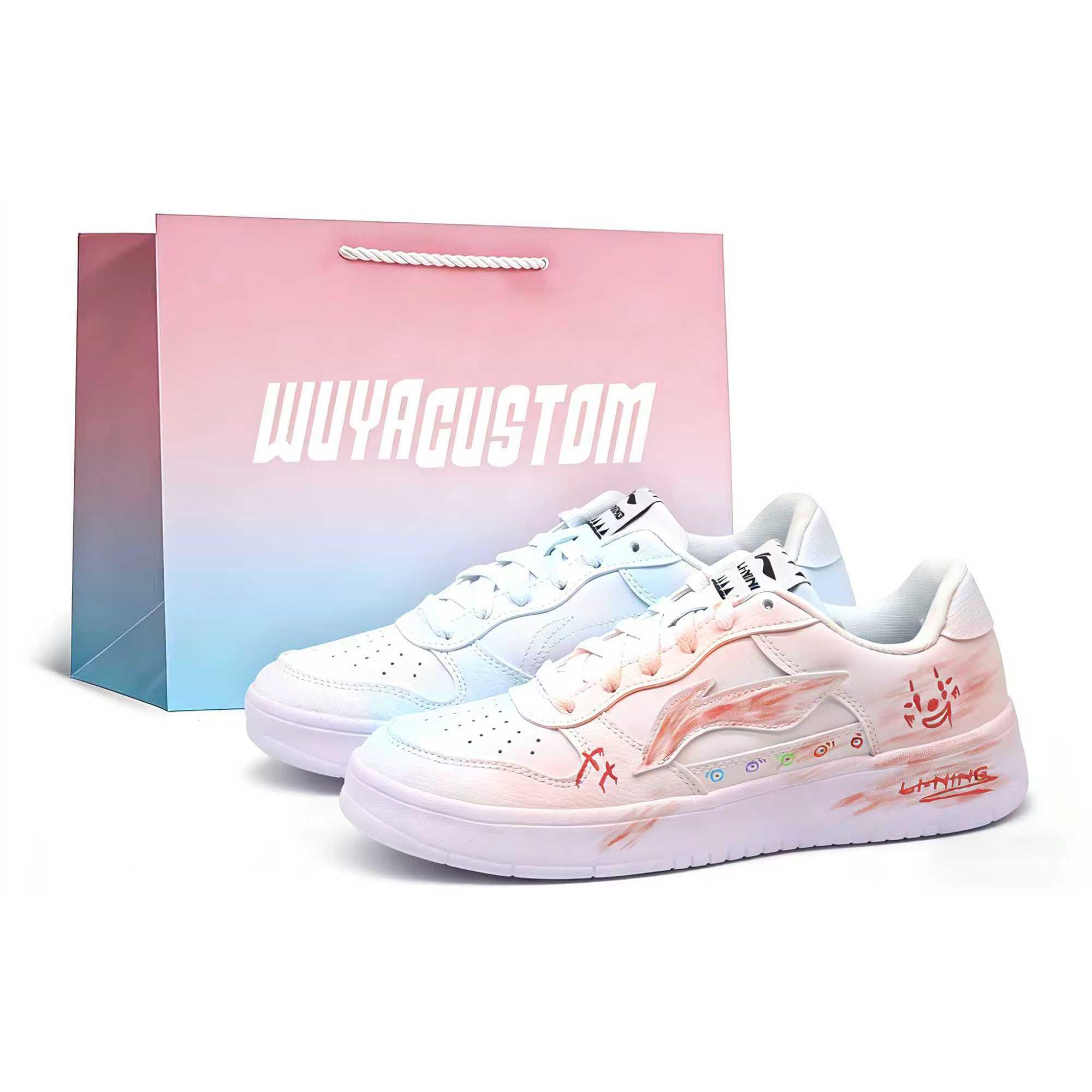 Li Ning Обувь для скейтборда  Плавающая лодка  Мужская Низкие Белые AGCS419-1(Team52-S-BOX) 41