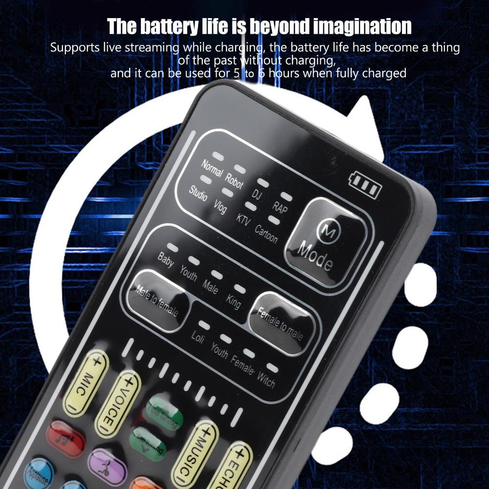16 Modes I9 Voice Changer Set 8 Voice Sound Changer  For Game Anchor Recording Computer