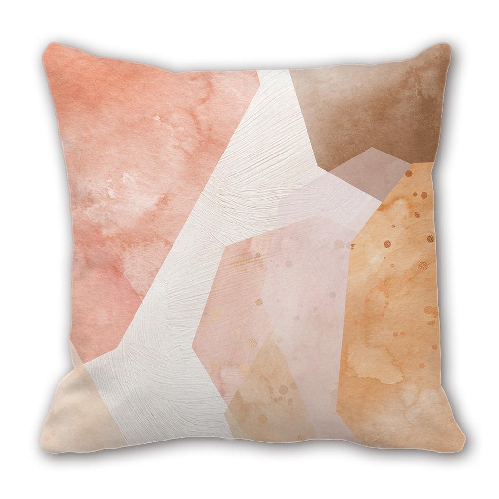 Geometric Irregular Light Luxury Nordic Pillow Model Room Hotel Decoration Sofa Backrest Bay Window Pillow Plush