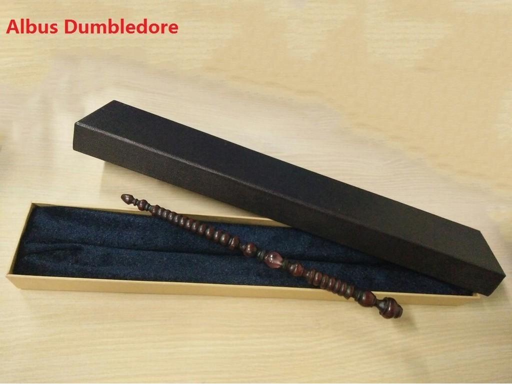 Hermione Granger Magic Wand High-quality Resin Prop Elegant Brown Box