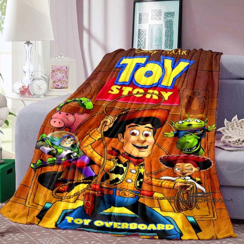 

Toy Story Flannel Blankets, Plush Blankets, Suitable for All Seasons, and Perfect for Sofas, Offices, and Beds. 75x90cm
