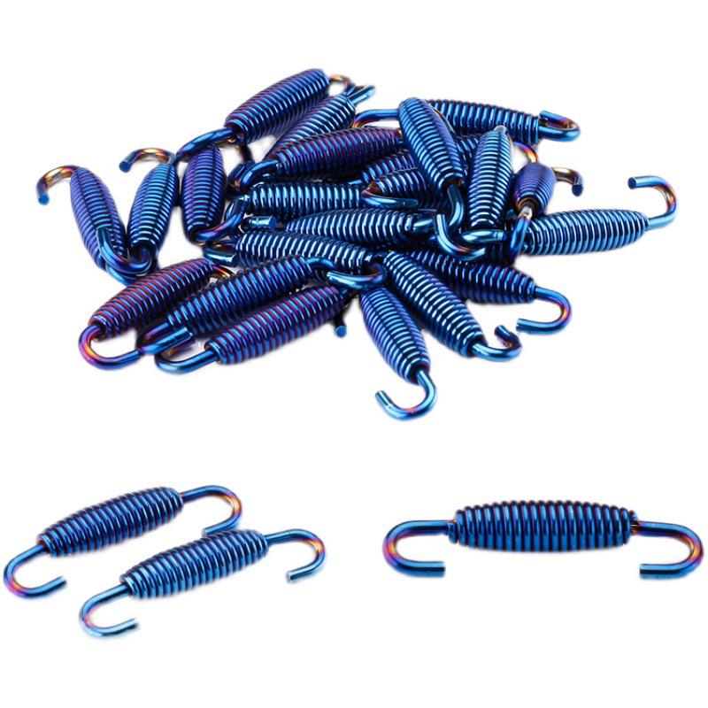 Scorpio Motorcycle Exhaust Pipe Modification Blue Spring by Yoshimura