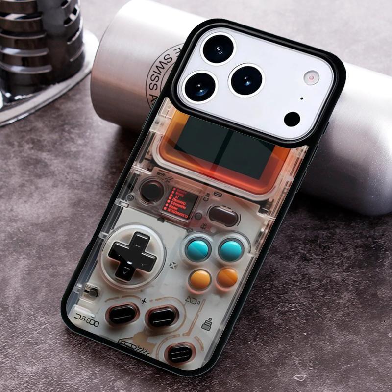 

Retro Game Console Phone Case for iPhone 17 16 15 Pro Max Air 14 13 12 11 Plus Shockproof Capa Cover iPhone 11 Pro Max