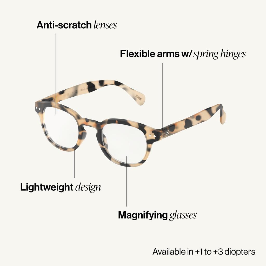 [Izipij] Lesebrille +1,0#C-LIGHT TORTOISE