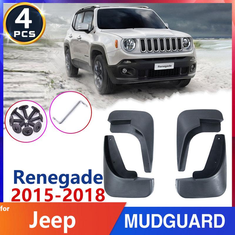 

Car Mud Flap Guard Mudflaps for Jeep Renegade BU 2015 2016 2017 2018 Fender Splash Flaps Guards Mudguards Auto-Accessories-Goods