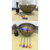 1pcs Double-Head Friction Mallet Silicone Gong Flumi for Yoga,Therapy,Meditation Percussion Muscial Instrument