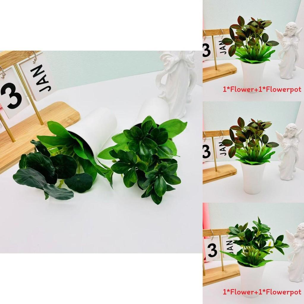 Faux Green Plant With Silk And Plastic For Hotel And Commercial Space Decoration