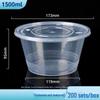 Thickened Round Disposable Food Containers with Lids