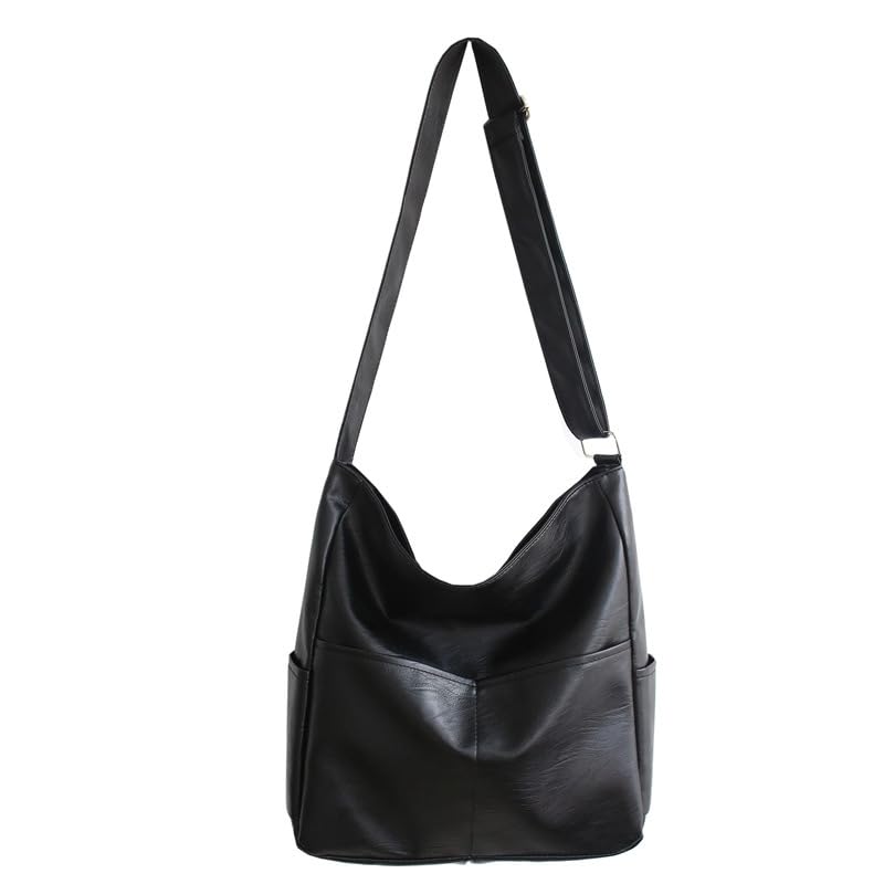

[88flix] Tote Bag, Korean Leather Bag, Large Capacity Travel Bag, Crossbody Bag, Shoulder Bag, Messenger Bag, Over-the-Shoulder Bag