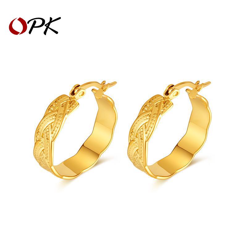 

European & American Retro Stainless Steel Earrings - Women s Fashion Studs
