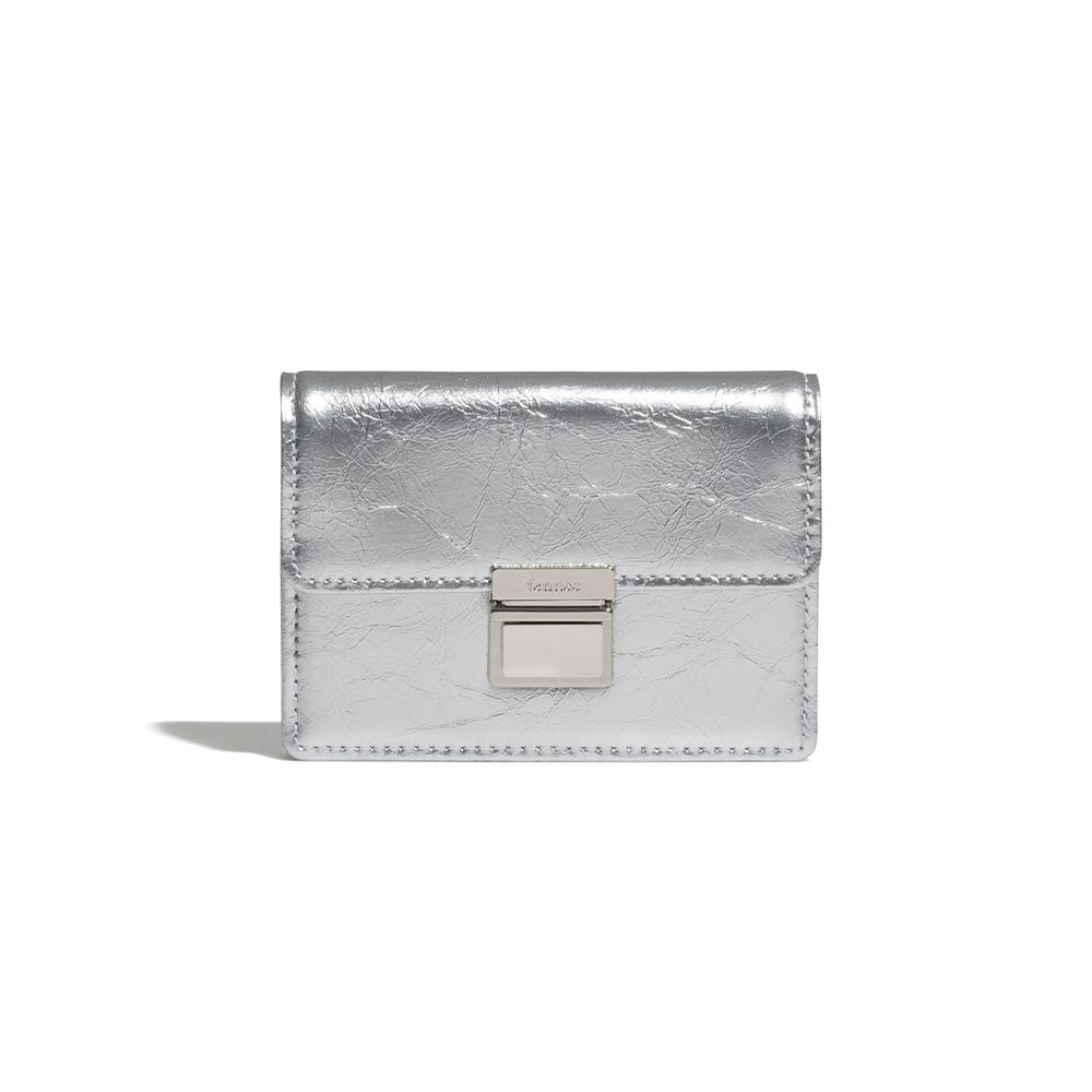 

FENNEC CRINKLE PUSH ACCORDION POCKET SILVER