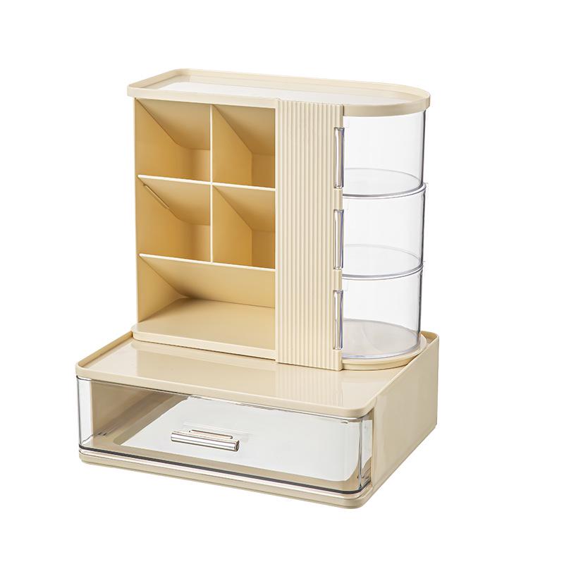 Multifunctional Skincare and Jewelry Organizer with Drawers
