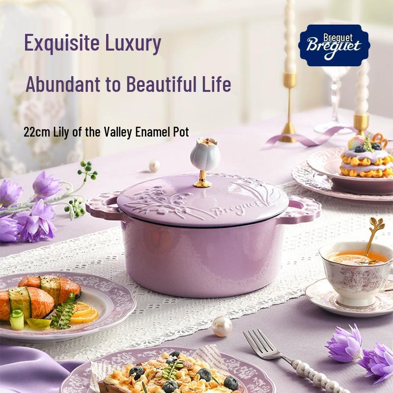 

Breguet Lily of the Valley Enamel Pot