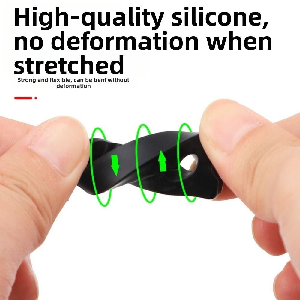 4 szt. Dźwiękoszczelne Osłony Zamków Drzwi Samochodowych Silikonowy Tłumik Dźwięku Bufor Zamka Drzwi Akcesorium Samochodowe