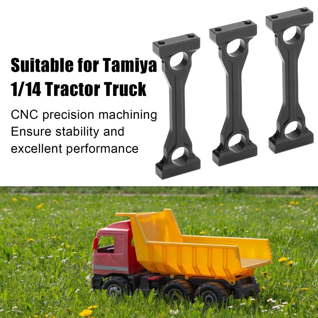 3Pcs Aluminum Alloy Middle Chassis Mount for 1Celsius14 Remote Control Tractor Truck