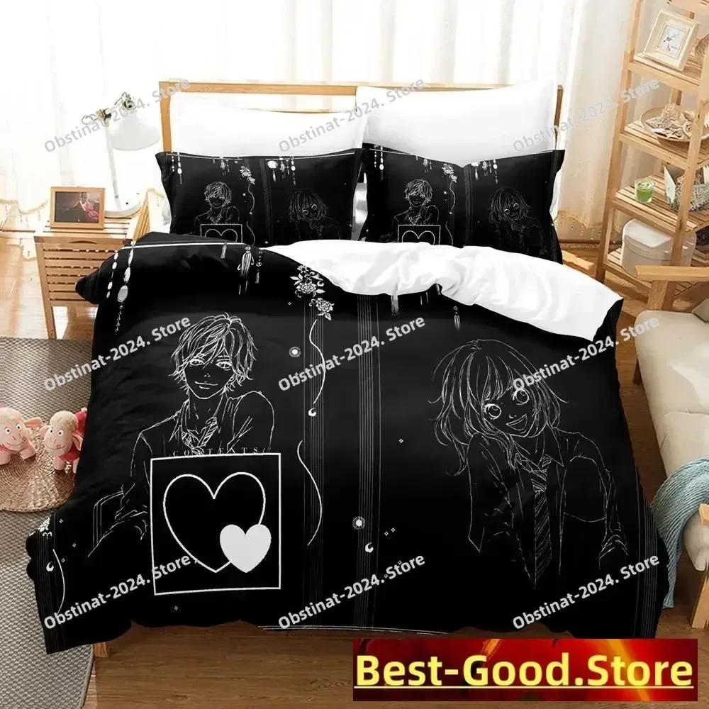 3D AO HARU RIDE Bedding Set Single Twin Printed Bed Set With Pillowcase Bed Duvet Cover Soft Single Double Queen Super King Size