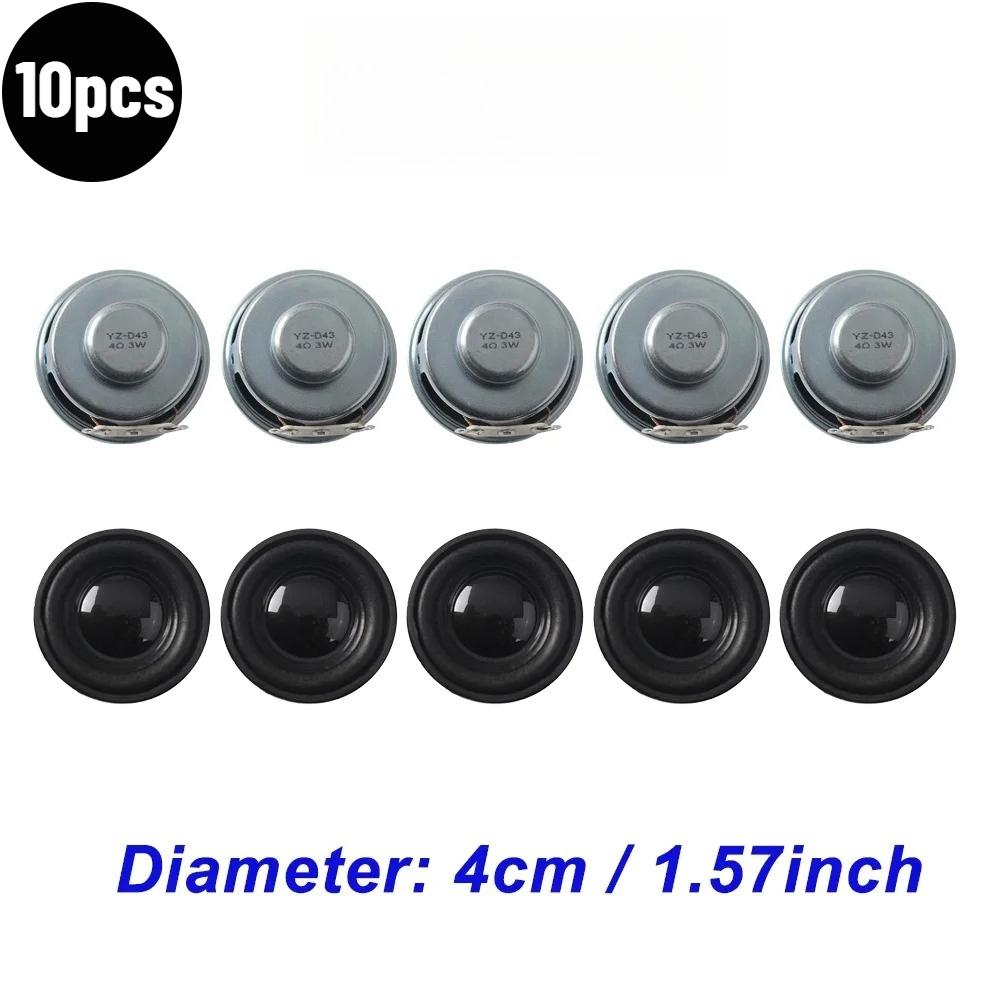 1-10pcs Mini Speaker 3W 4R  Horn Diameter 40MM Amplifier Rubber Gasket Loudspeaker 3-Watt 4 Ohm for Arduino / Diy