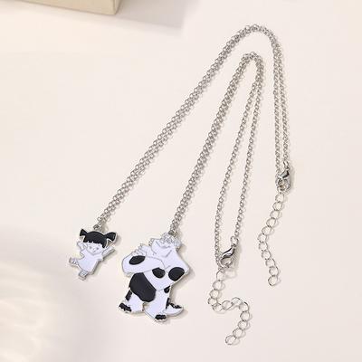 Neck Jewelry Hot-selling Good Friend Girlfriend Gift Chain Cute Girl Cow Pendant Necklace Woman
