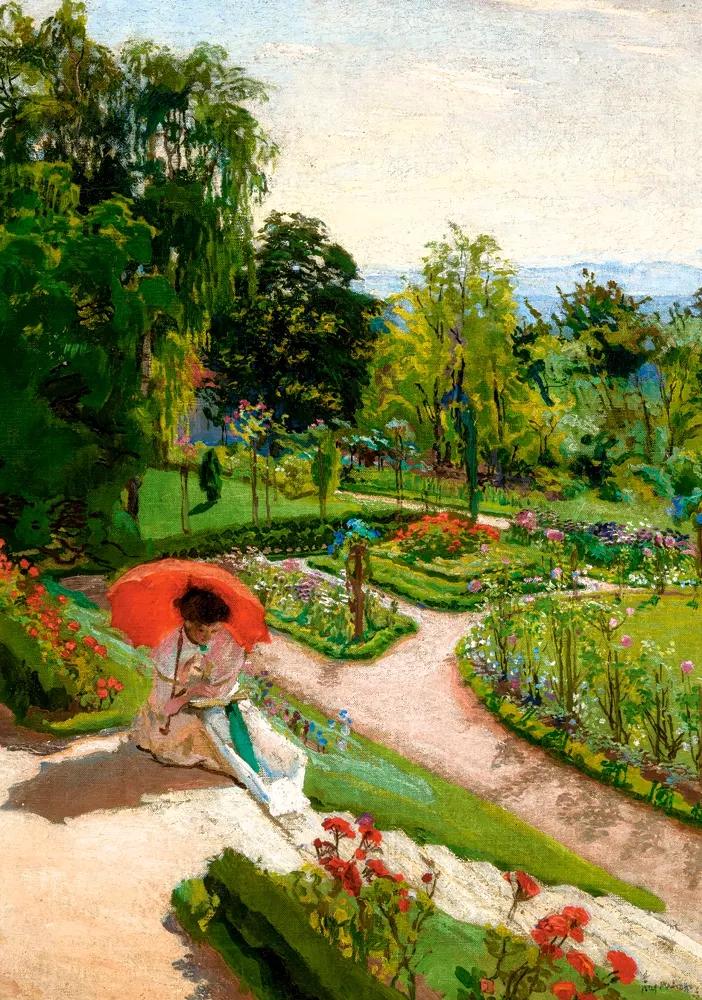 PUZZLE 500 B-54046 Red Umbrella, Józef Mehoffer (Art Collection)