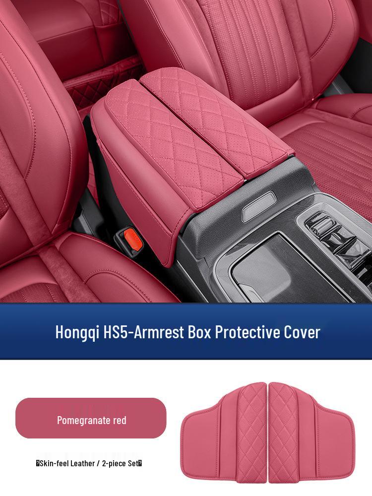 

Hongqi HS5 Armrest Box Cover - Original Color Protective Pad for Interior Enhancement